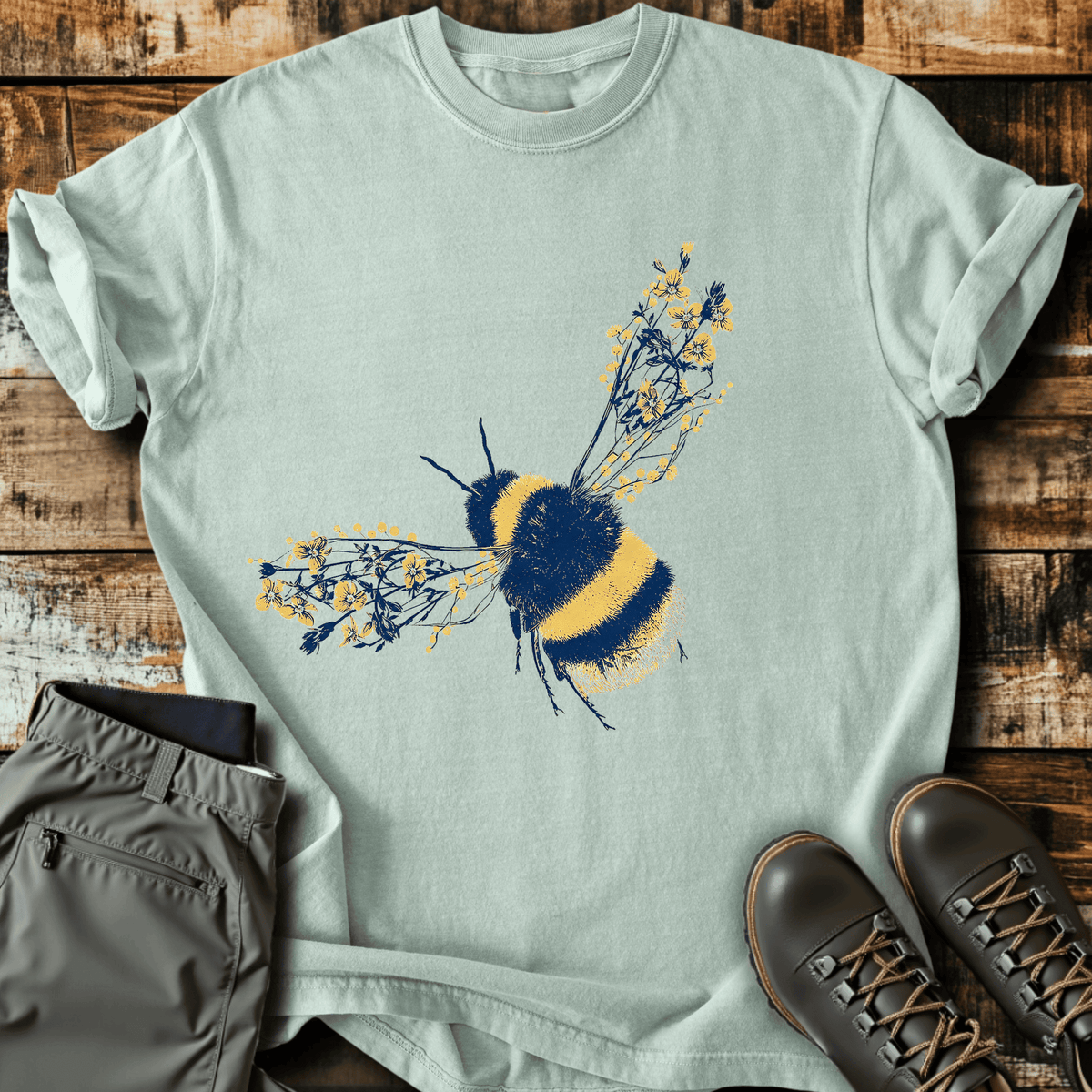 Bumble Along T-Shirt - Funny Hiking Graphic Tee - Gift for Hikers - Unisex