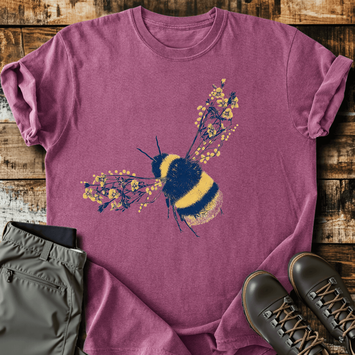 Bumble Along T-Shirt - Funny Hiking Graphic Tee - Gift for Hikers - Unisex
