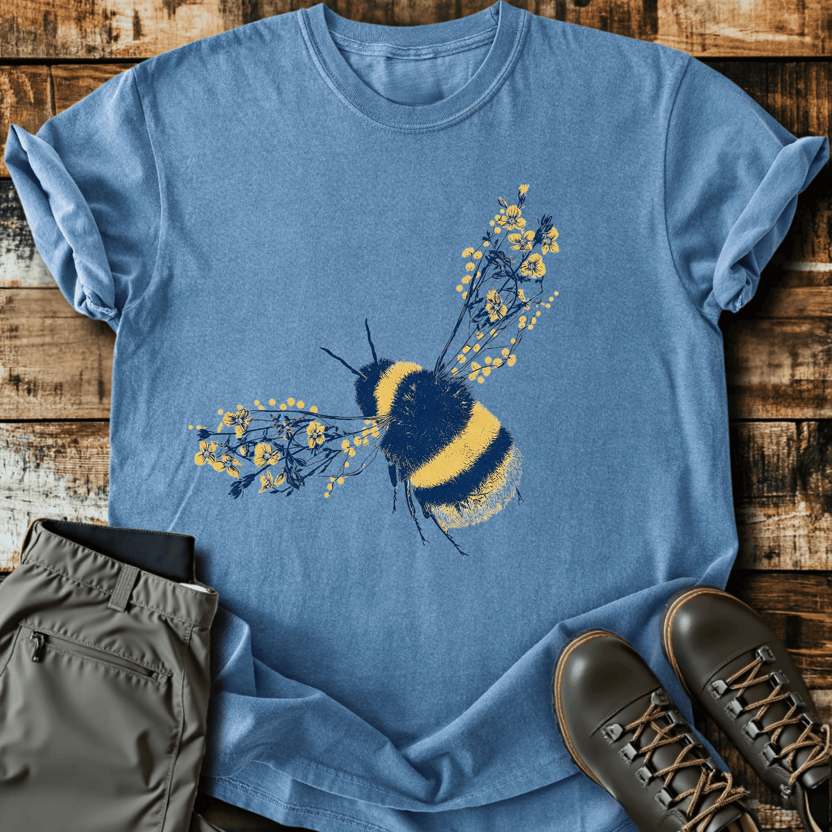 Bumble Along T-Shirt - Funny Hiking Graphic Tee - Gift for Hikers - Unisex