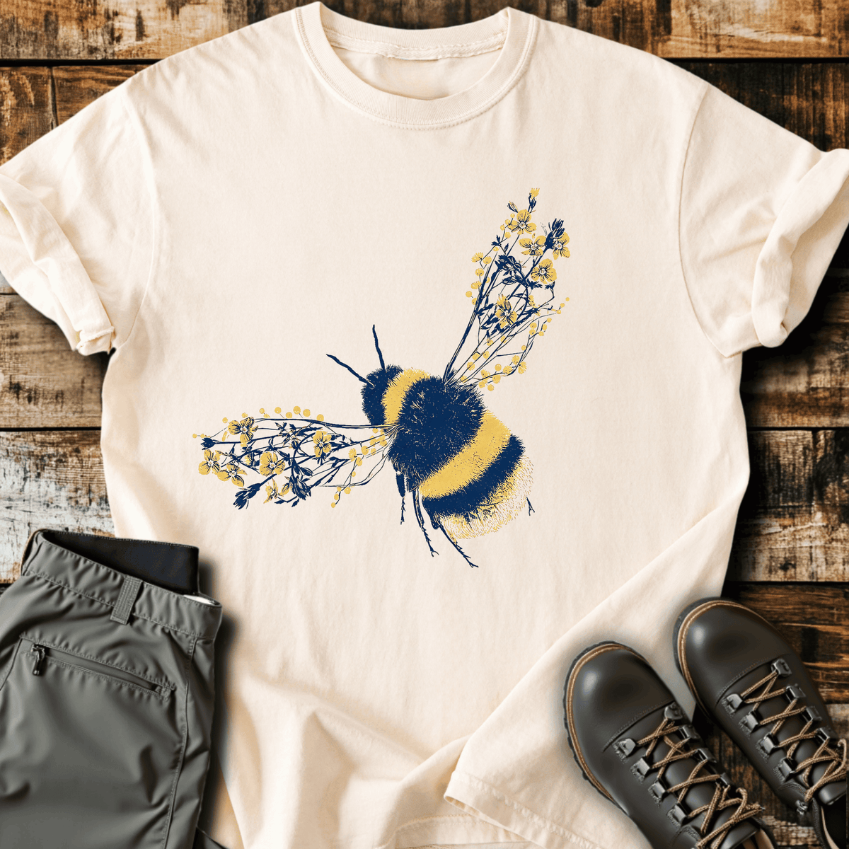 Bumble Along T-Shirt - Funny Hiking Graphic Tee - Gift for Hikers - Unisex