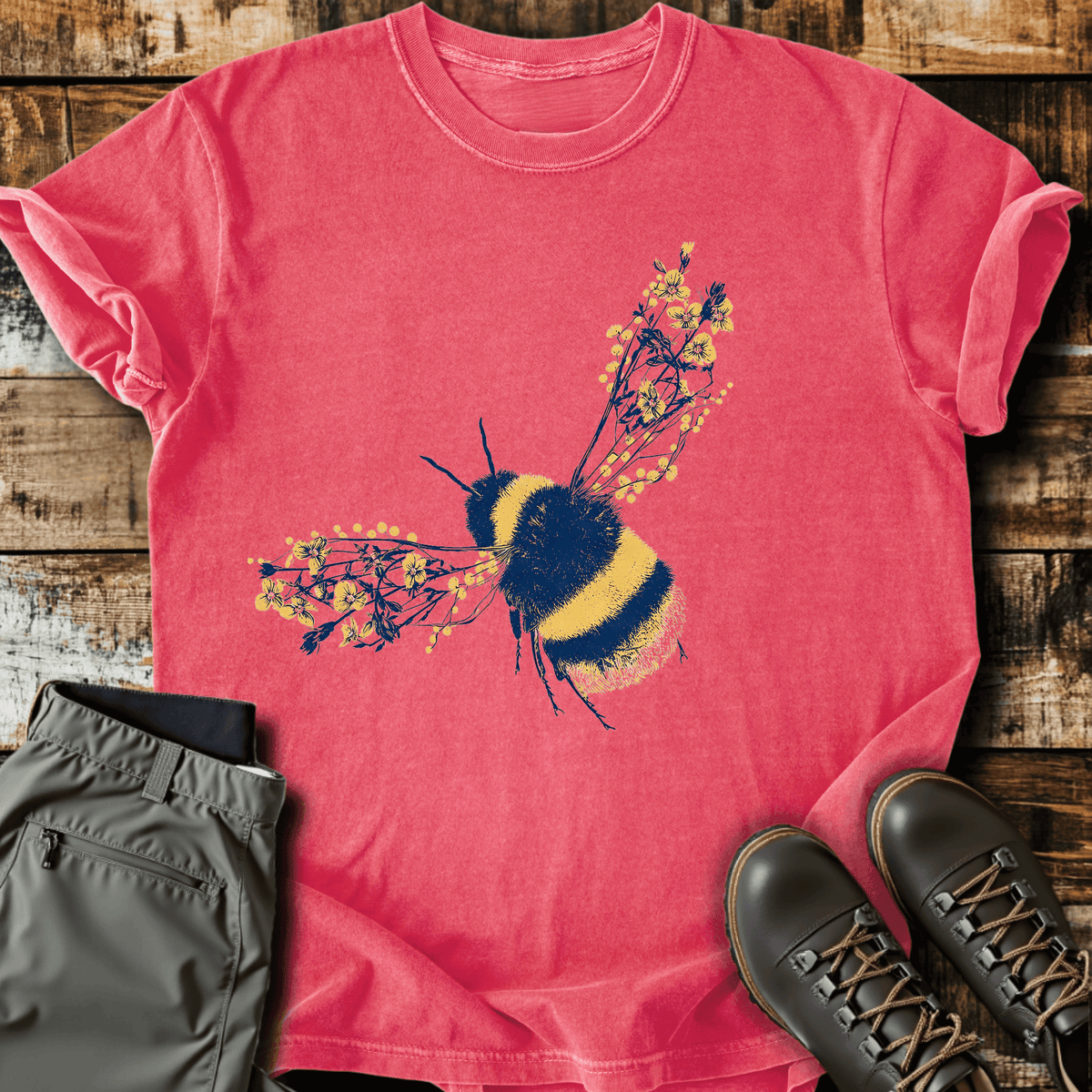 Bumble Along T-Shirt - Funny Hiking Graphic Tee - Gift for Hikers - Unisex