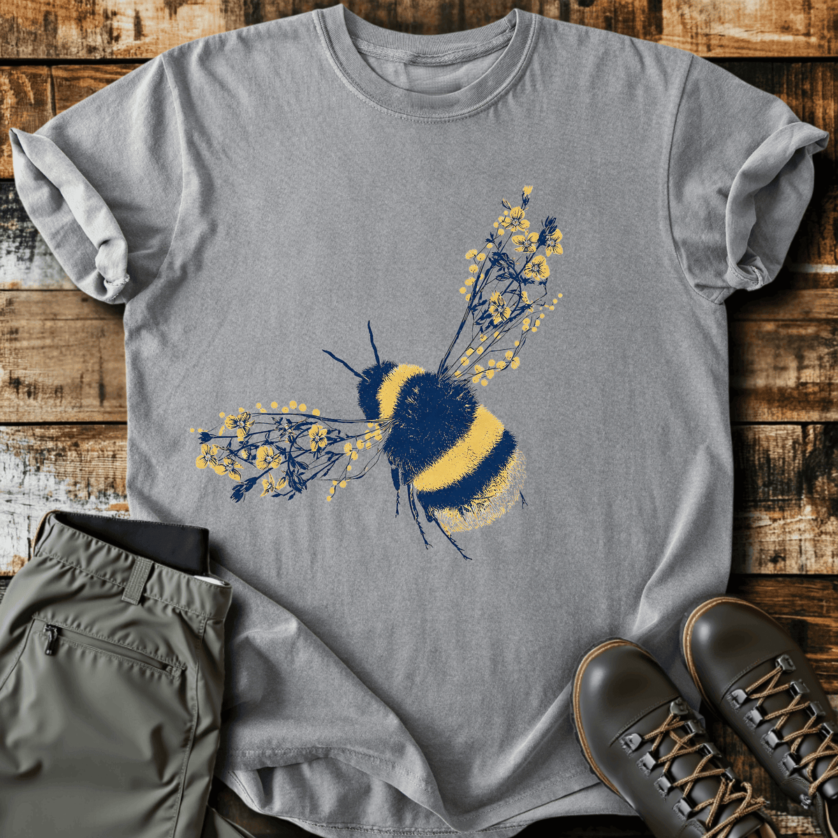 Bumble Along T-Shirt - Funny Hiking Graphic Tee - Gift for Hikers - Unisex