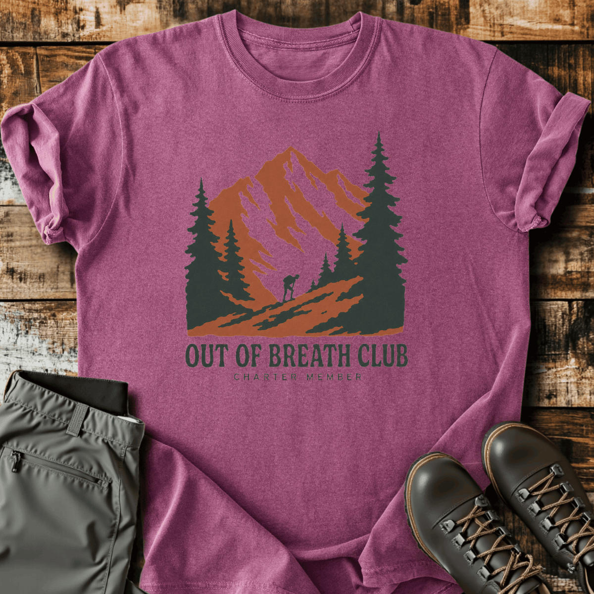 Charter Member T-Shirt - Funny Hiking Graphic Tee - Gift for Hikers - Unisex