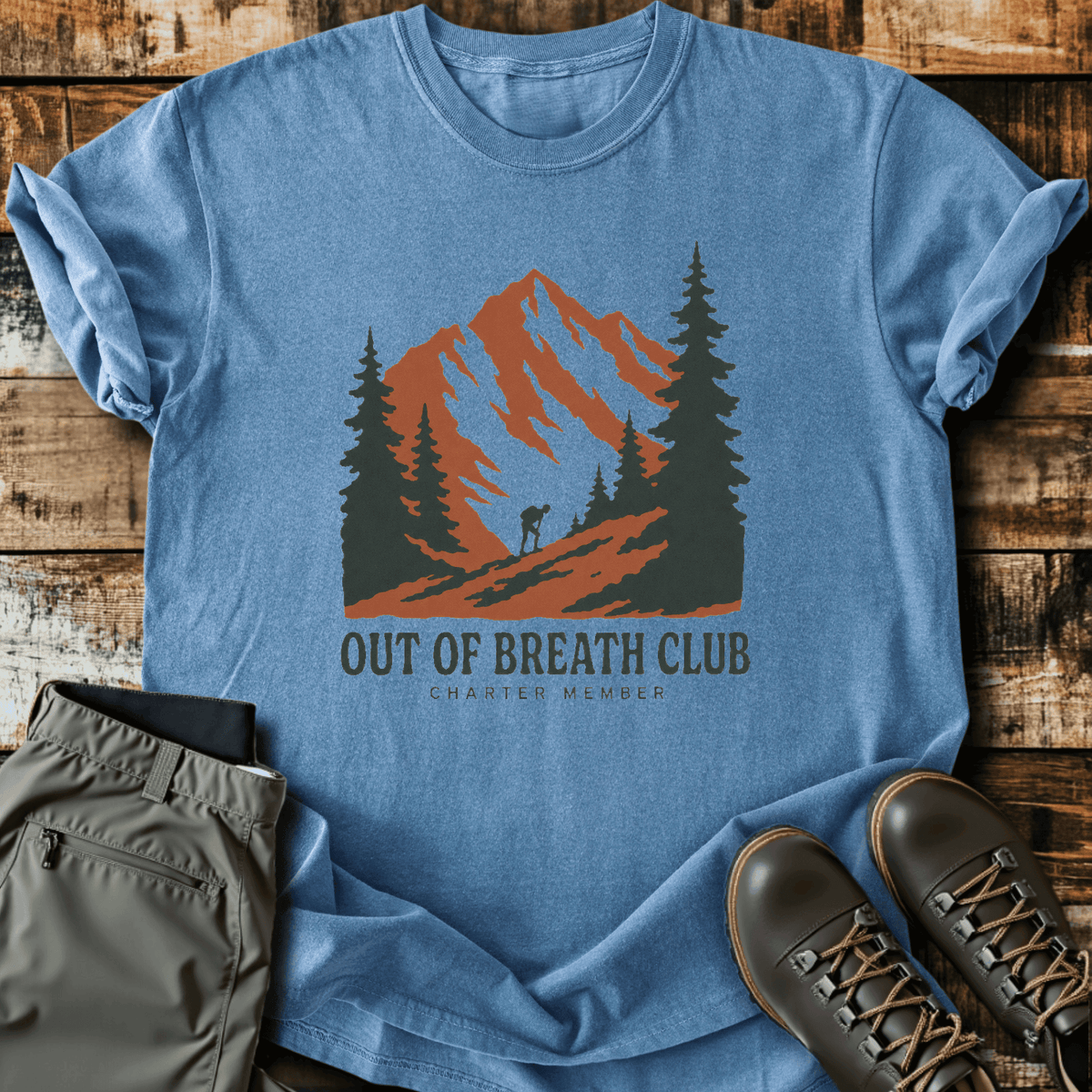 Charter Member T-Shirt - Funny Hiking Graphic Tee - Gift for Hikers - Unisex