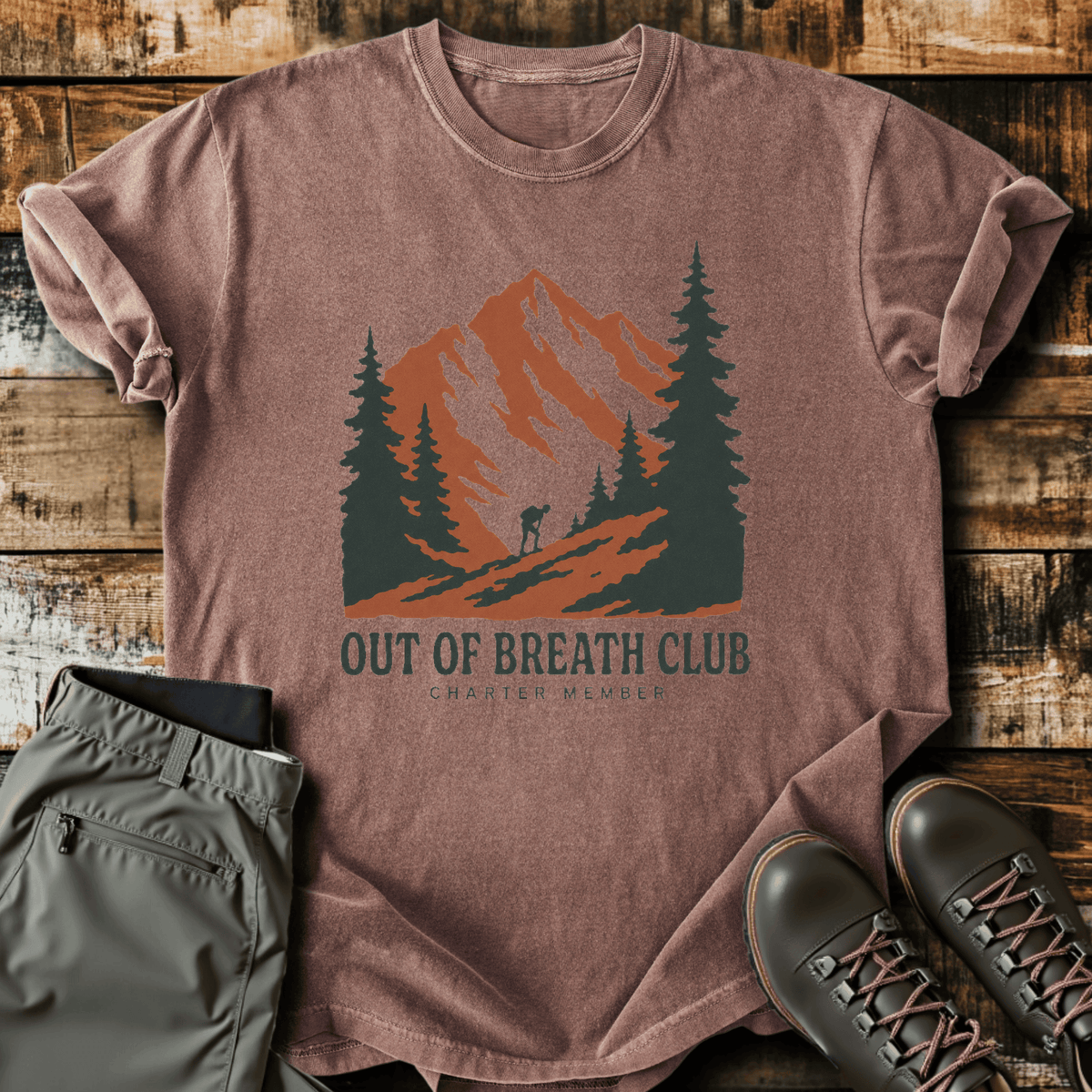 Charter Member T-Shirt - Funny Hiking Graphic Tee - Gift for Hikers - Unisex
