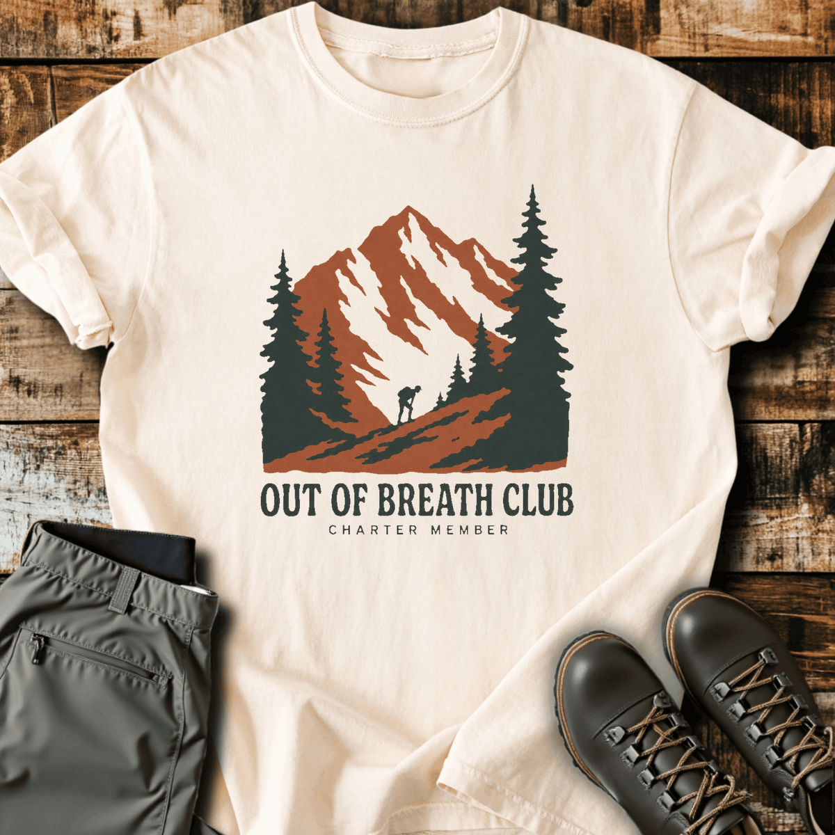 Charter Member T-Shirt - Funny Hiking Graphic Tee - Gift for Hikers - Unisex
