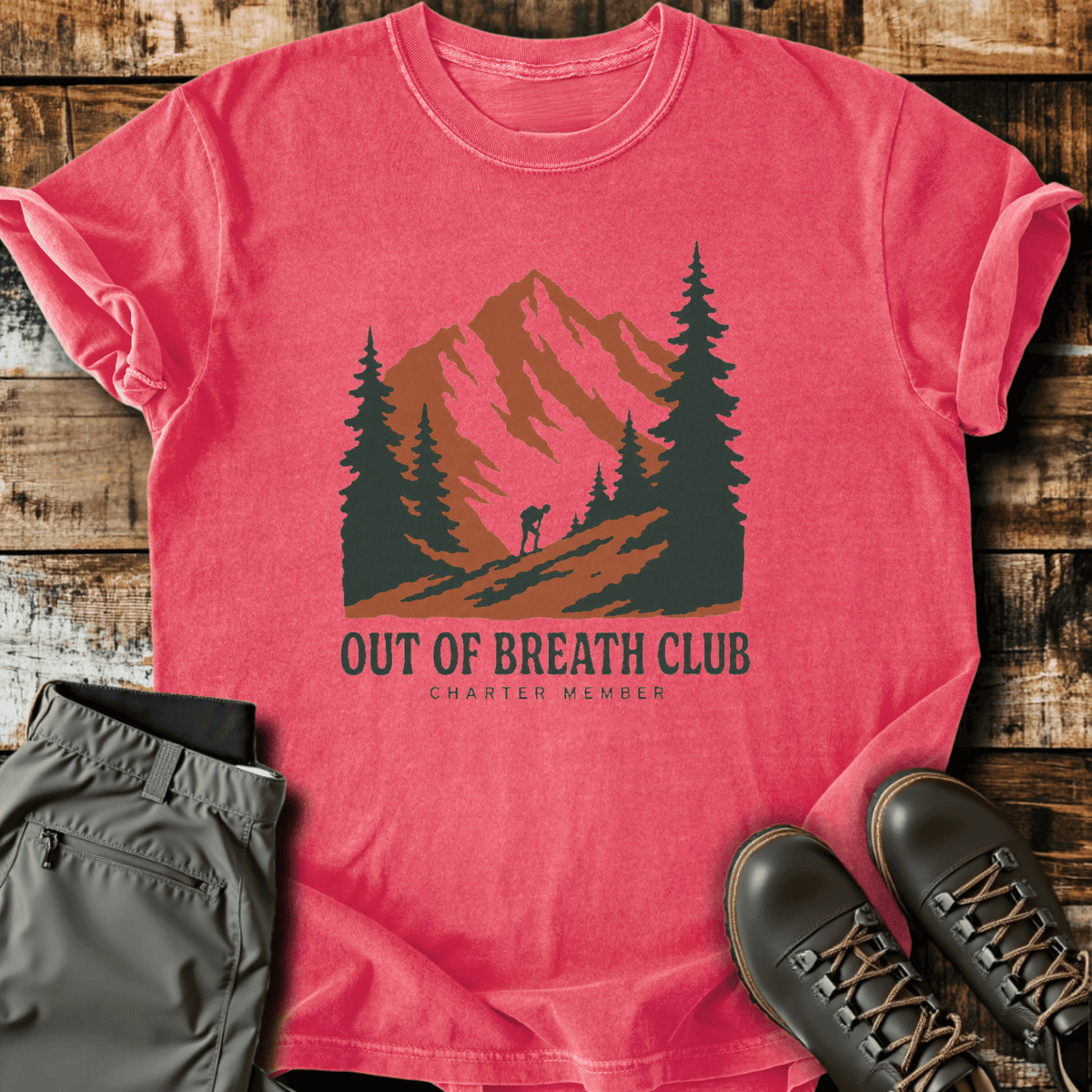 Charter Member T-Shirt - Funny Hiking Graphic Tee - Gift for Hikers - Unisex