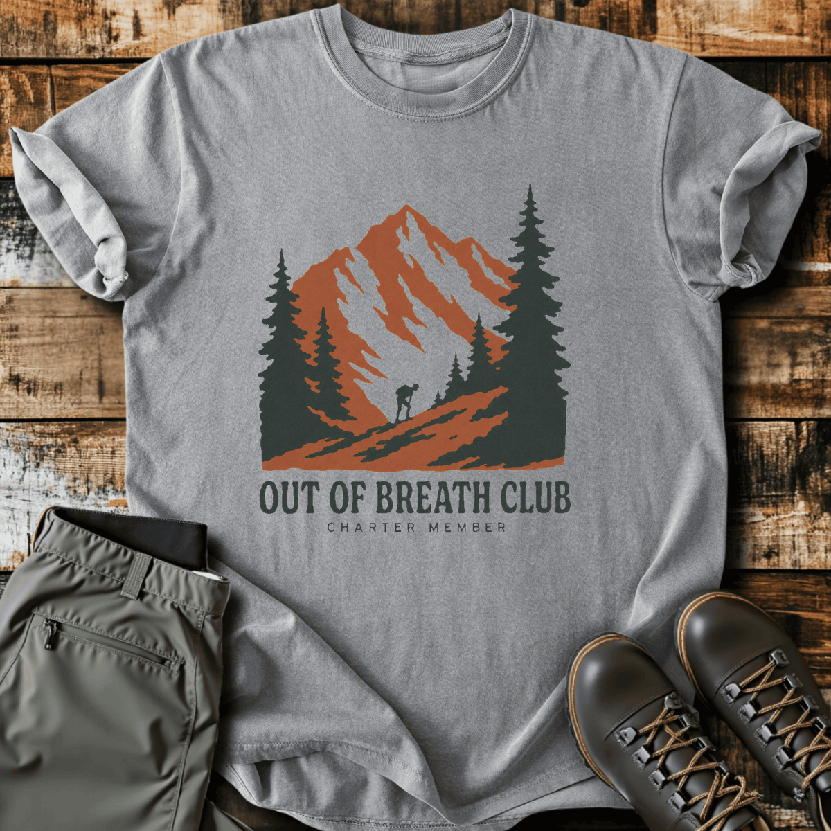 Charter Member T-Shirt - Funny Hiking Graphic Tee - Gift for Hikers - Unisex