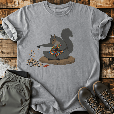 Candy Hoarder T-Shirt - Funny Hiking Graphic Tee - Gift for Hikers - Unisex