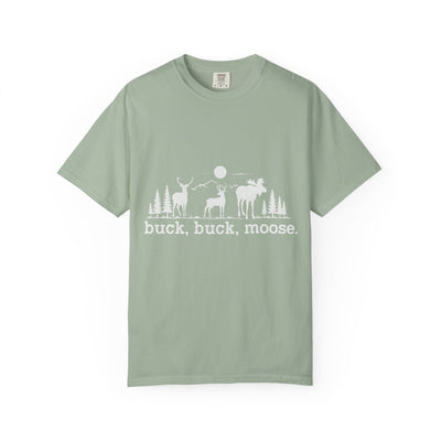Buck Buck Moose T-Shirt - Funny Hiking Graphic Tee - Gift for Hikers - Unisex