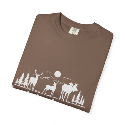 Buck Buck Moose T-Shirt - Funny Hiking Graphic Tee - Gift for Hikers - Unisex
