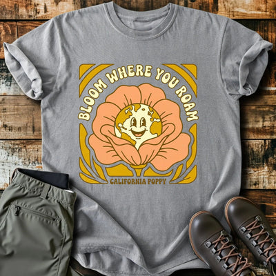 Cali Poppy T-Shirt - Funny Hiking Graphic Tee - Gift for Hikers - Unisex