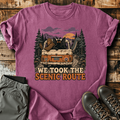 Cryptid Carpool T-Shirt Funny Hiking Shirt