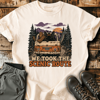 Cryptid Carpool T-Shirt Funny Hiking Shirt