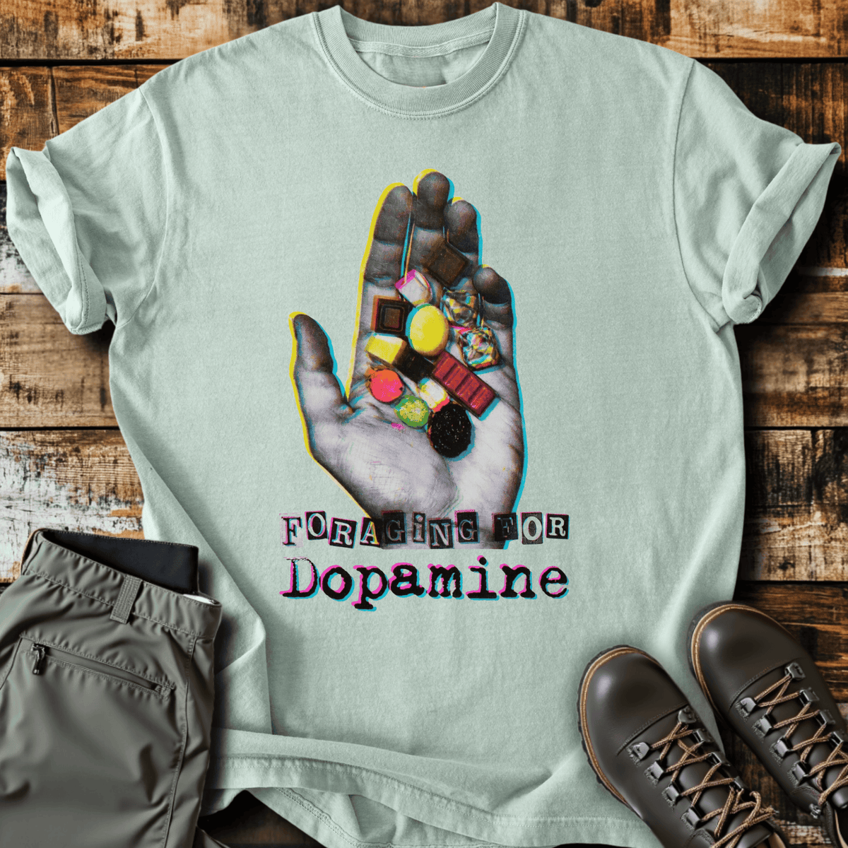 Dopamine T-Shirt - Funny Hiking Graphic Tee - Gift for Hikers - Unisex