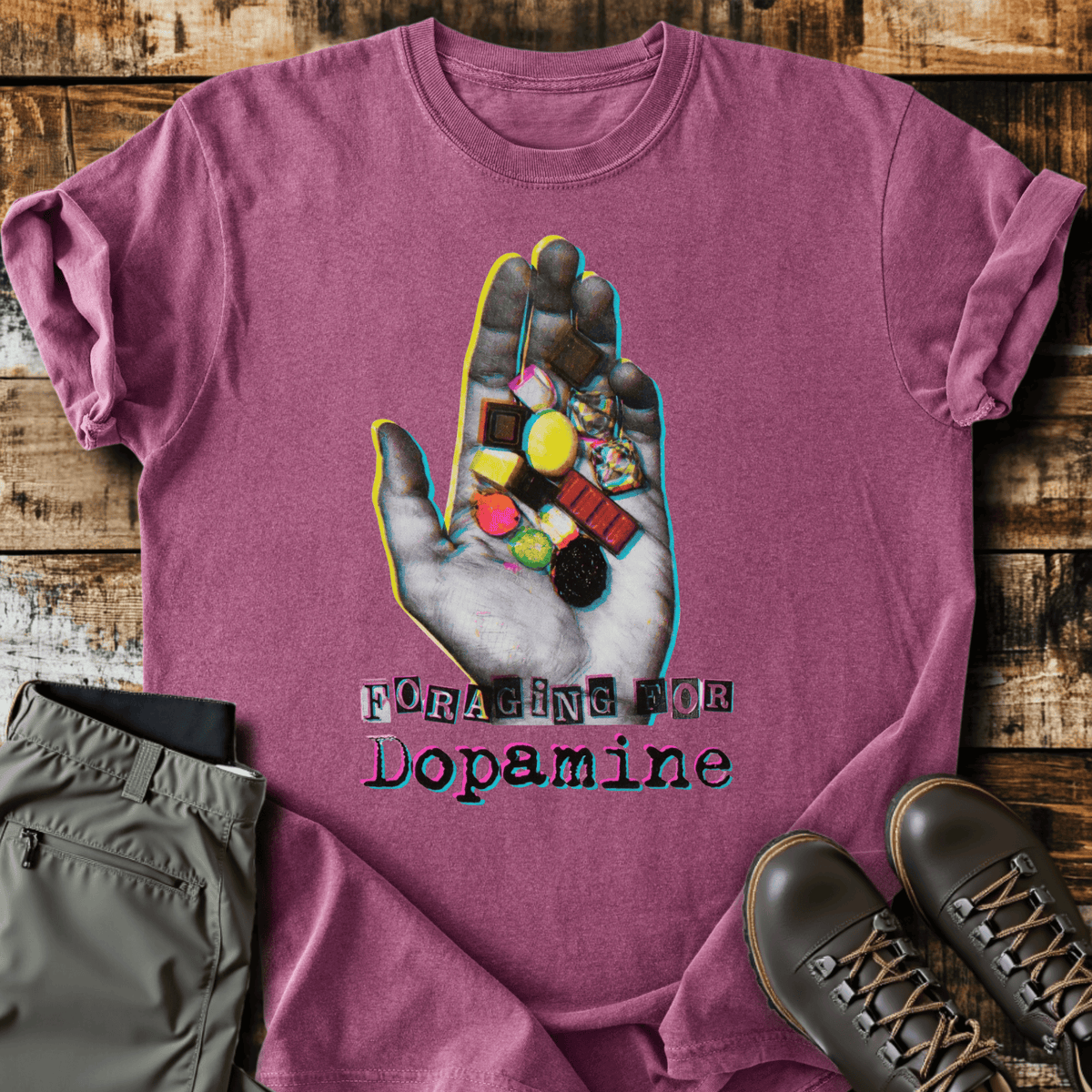 Dopamine T-Shirt - Funny Hiking Graphic Tee - Gift for Hikers - Unisex