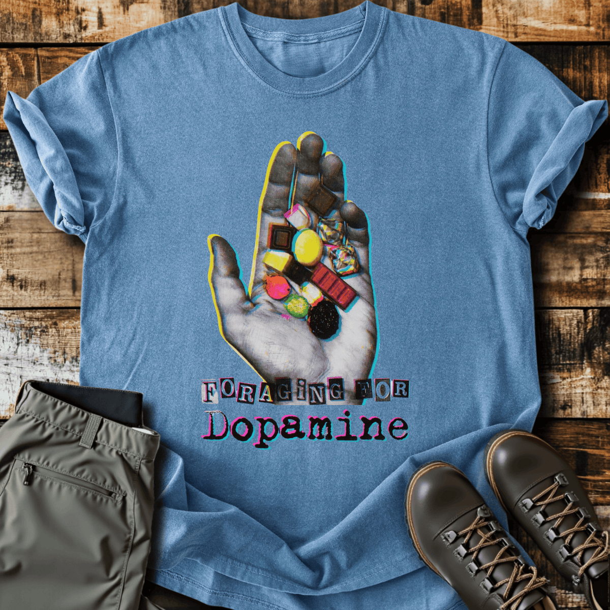 Dopamine T-Shirt - Funny Hiking Graphic Tee - Gift for Hikers - Unisex