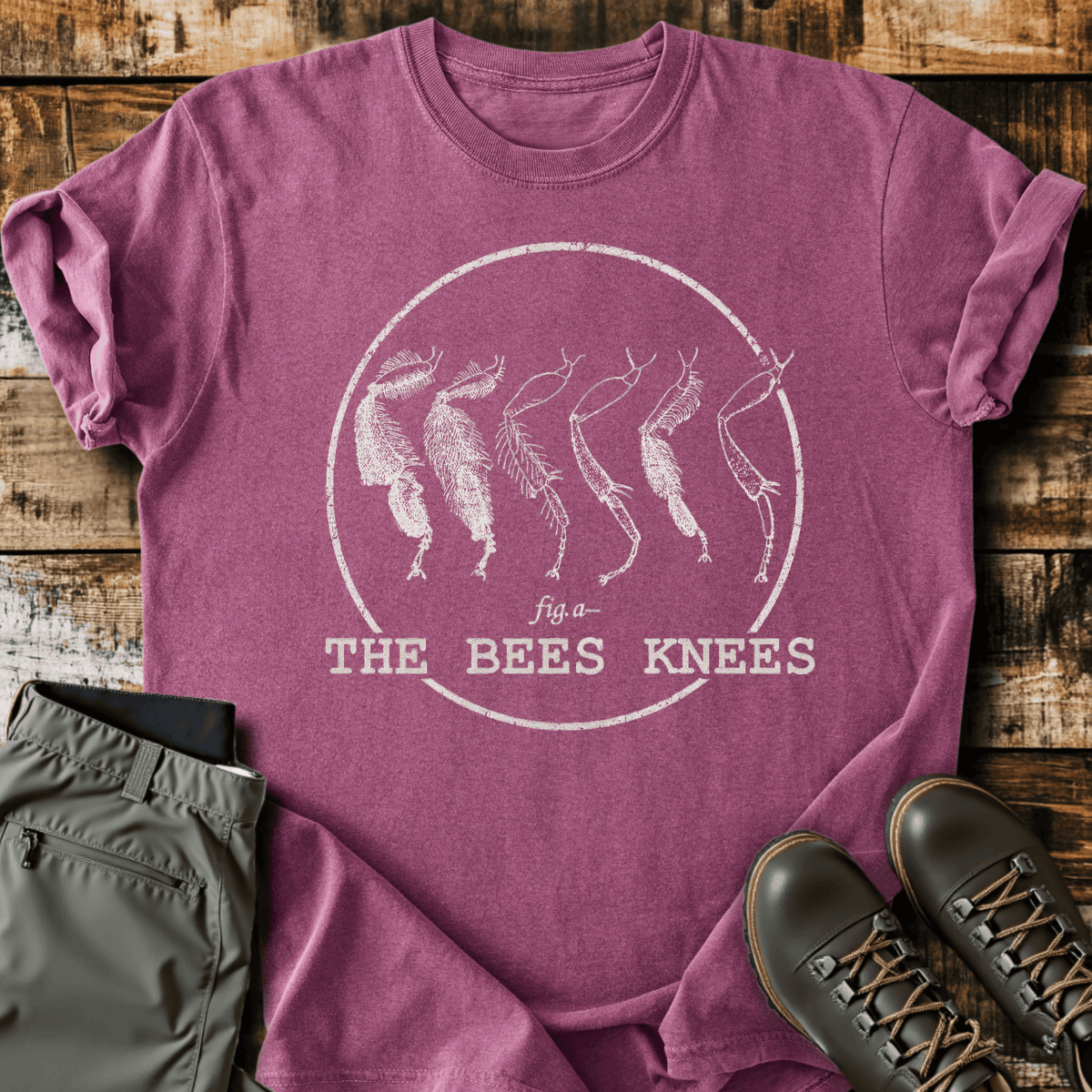 The Bees Knees T-Shirt - Funny Hiking Graphic Tee - Gift for Hikers - Unisex
