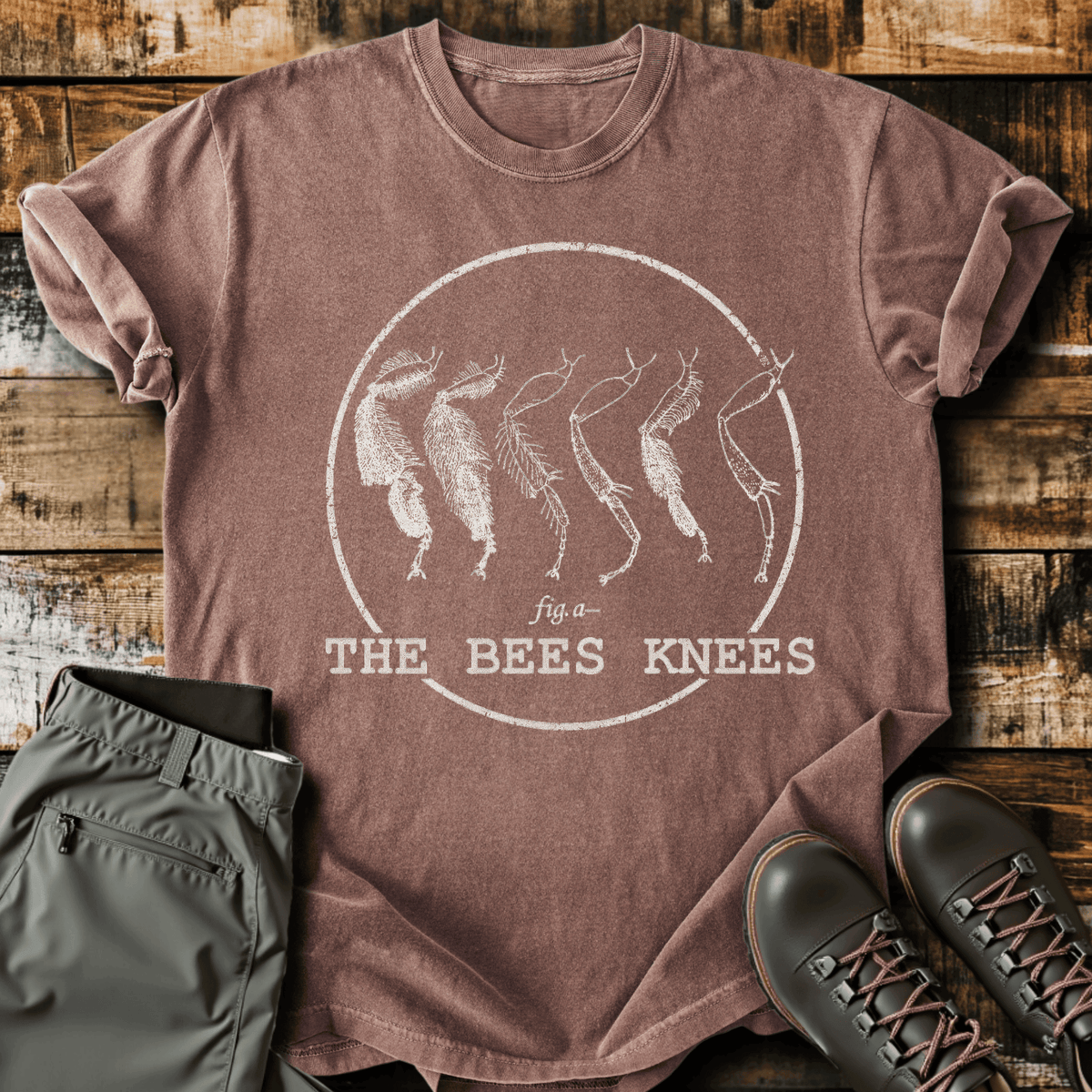 The Bees Knees T-Shirt - Funny Hiking Graphic Tee - Gift for Hikers - Unisex