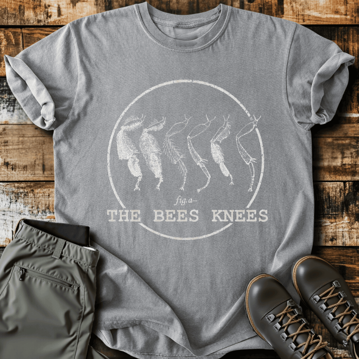 The Bees Knees T-Shirt - Funny Hiking Graphic Tee - Gift for Hikers - Unisex