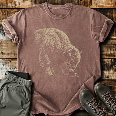 Bison Sigh T-Shirt Funny Hiking Shirt