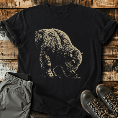 Bison Sigh T-Shirt Funny Hiking Shirt