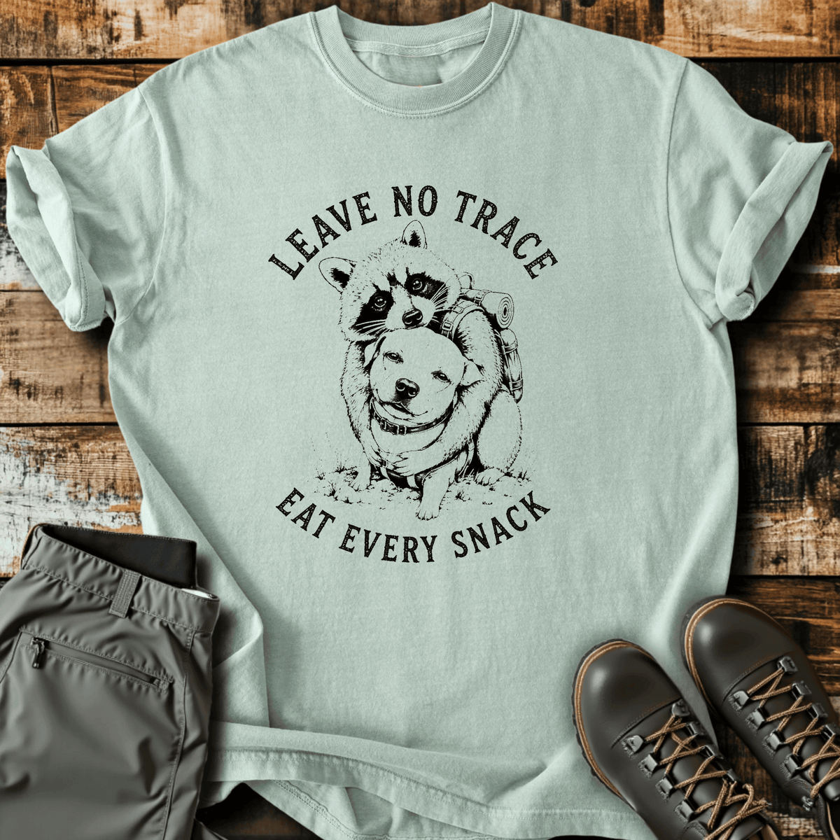 Eat Every Snack T-Shirt Funny Hiking Shirt