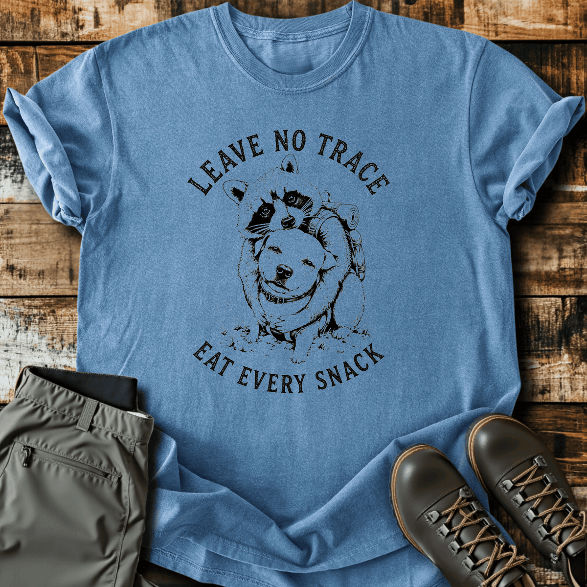 Eat Every Snack T-Shirt Funny Hiking Shirt