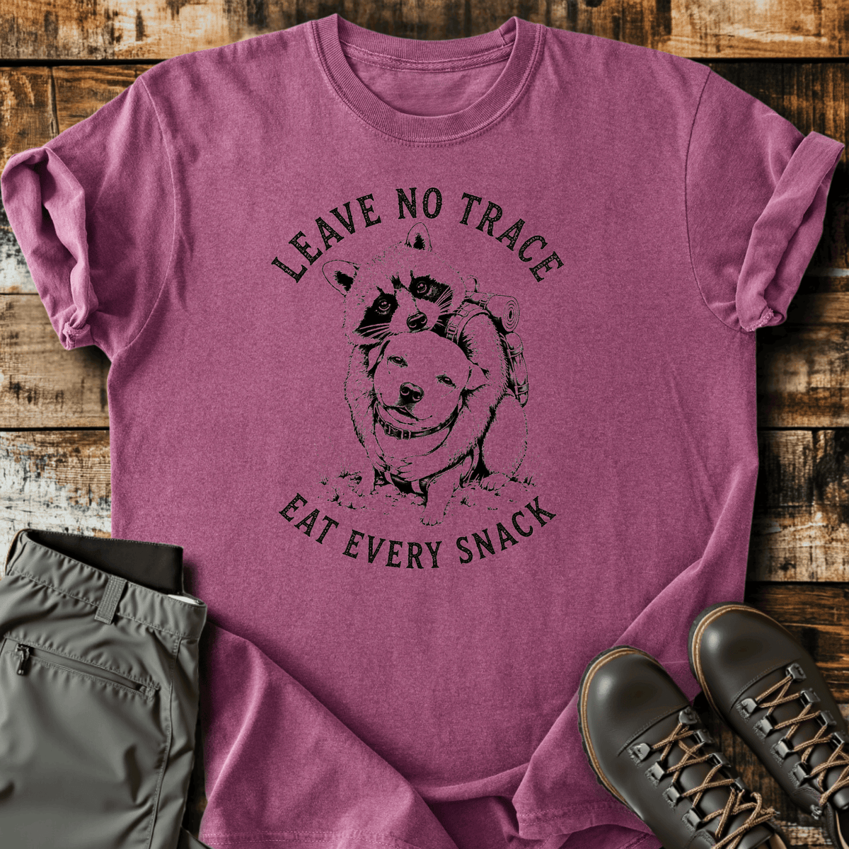 Eat Every Snack T-Shirt Funny Hiking Shirt
