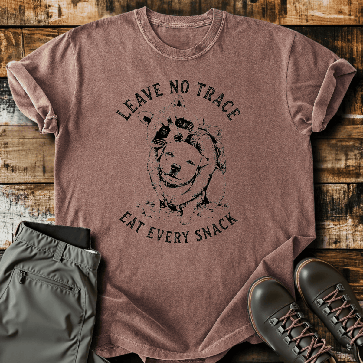Eat Every Snack T-Shirt Funny Hiking Shirt