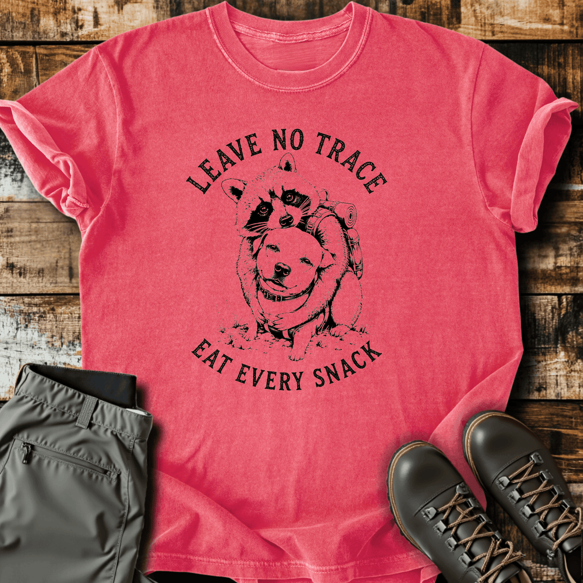 Eat Every Snack T-Shirt Funny Hiking Shirt