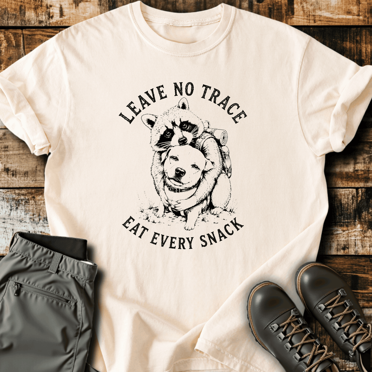 Eat Every Snack T-Shirt Funny Hiking Shirt