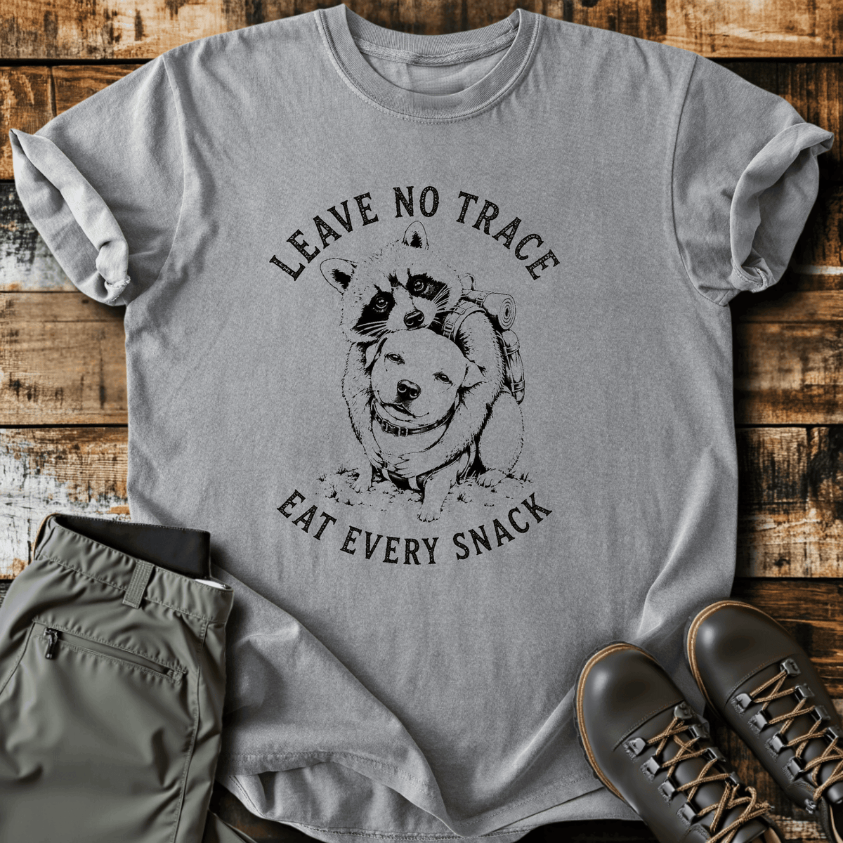 Eat Every Snack T-Shirt Funny Hiking Shirt