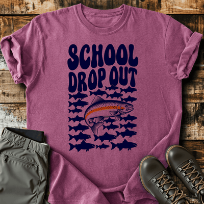 Drop Out T-Shirt - Funny Hiking Graphic Tee - Gift for Hikers - Unisex
