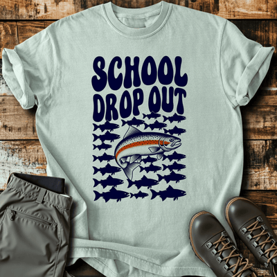 Drop Out T-Shirt - Funny Hiking Graphic Tee - Gift for Hikers - Unisex