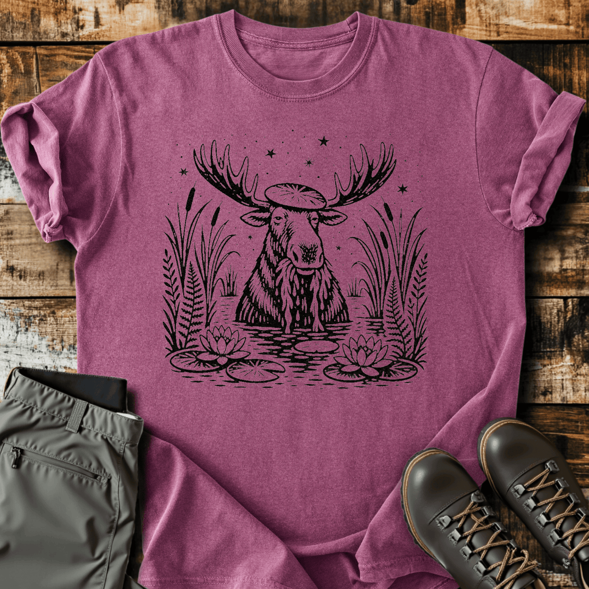 Bog Standard T-Shirt - Funny Hiking Graphic Tee - Gift for Hikers - Unisex