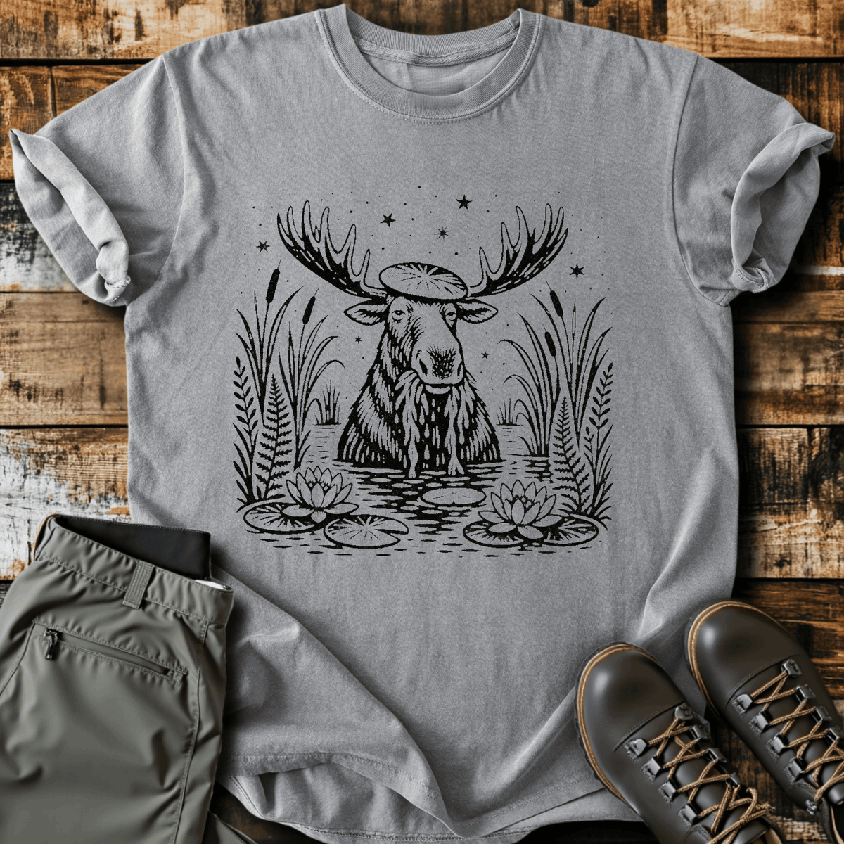 Bog Standard T-Shirt - Funny Hiking Graphic Tee - Gift for Hikers - Unisex