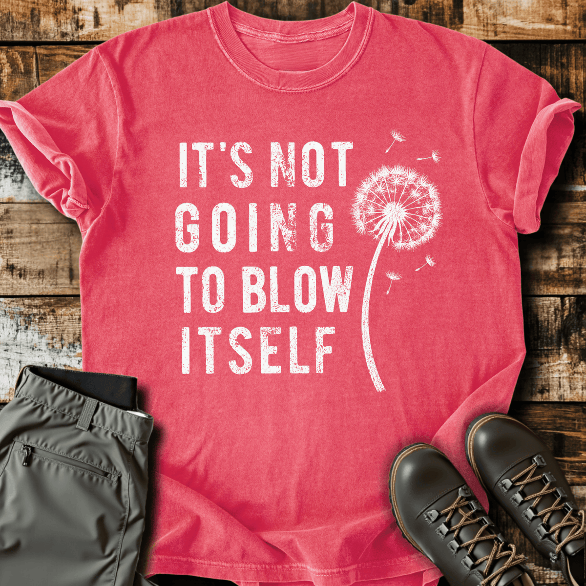 Blow Itself T-Shirt - Funny Hiking Graphic Tee - Gift for Hikers - Unisex