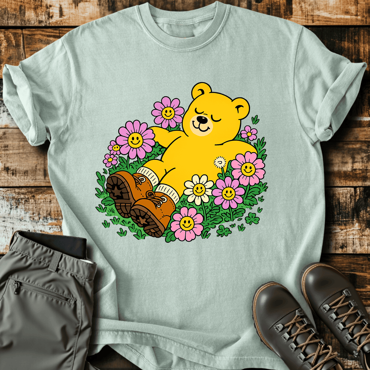 Bear Minimum T-Shirt Funny Hiking Shirt