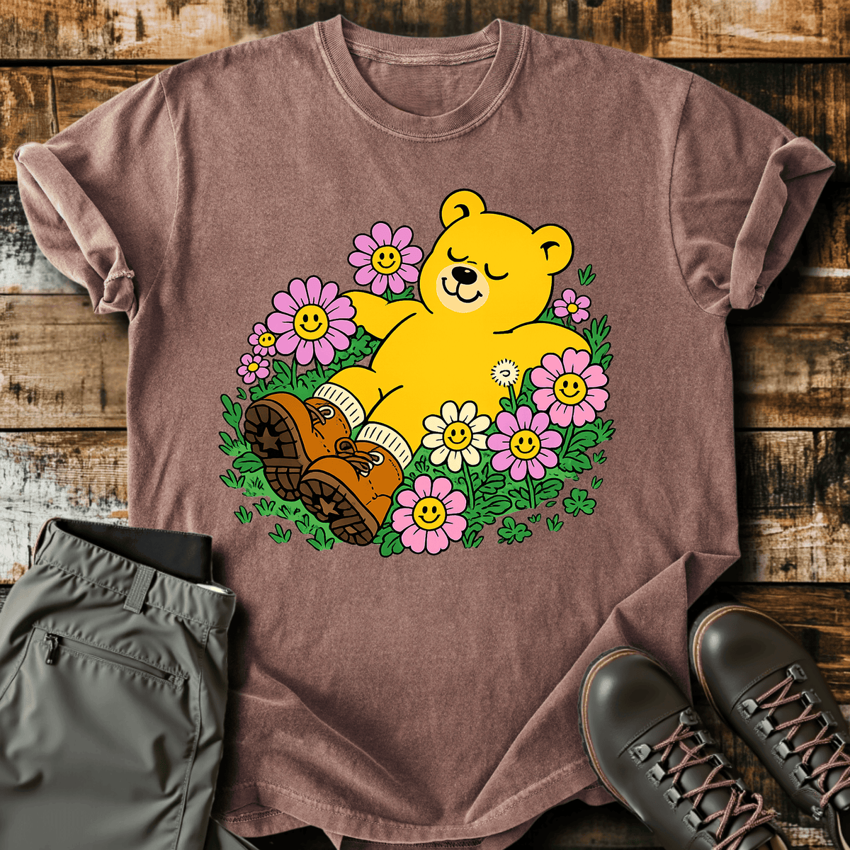 Bear Minimum T-Shirt Funny Hiking Shirt