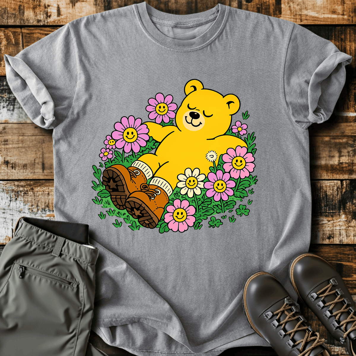 Bear Minimum T-Shirt Funny Hiking Shirt