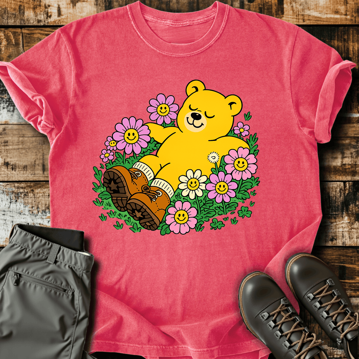 Bear Minimum T-Shirt Funny Hiking Shirt
