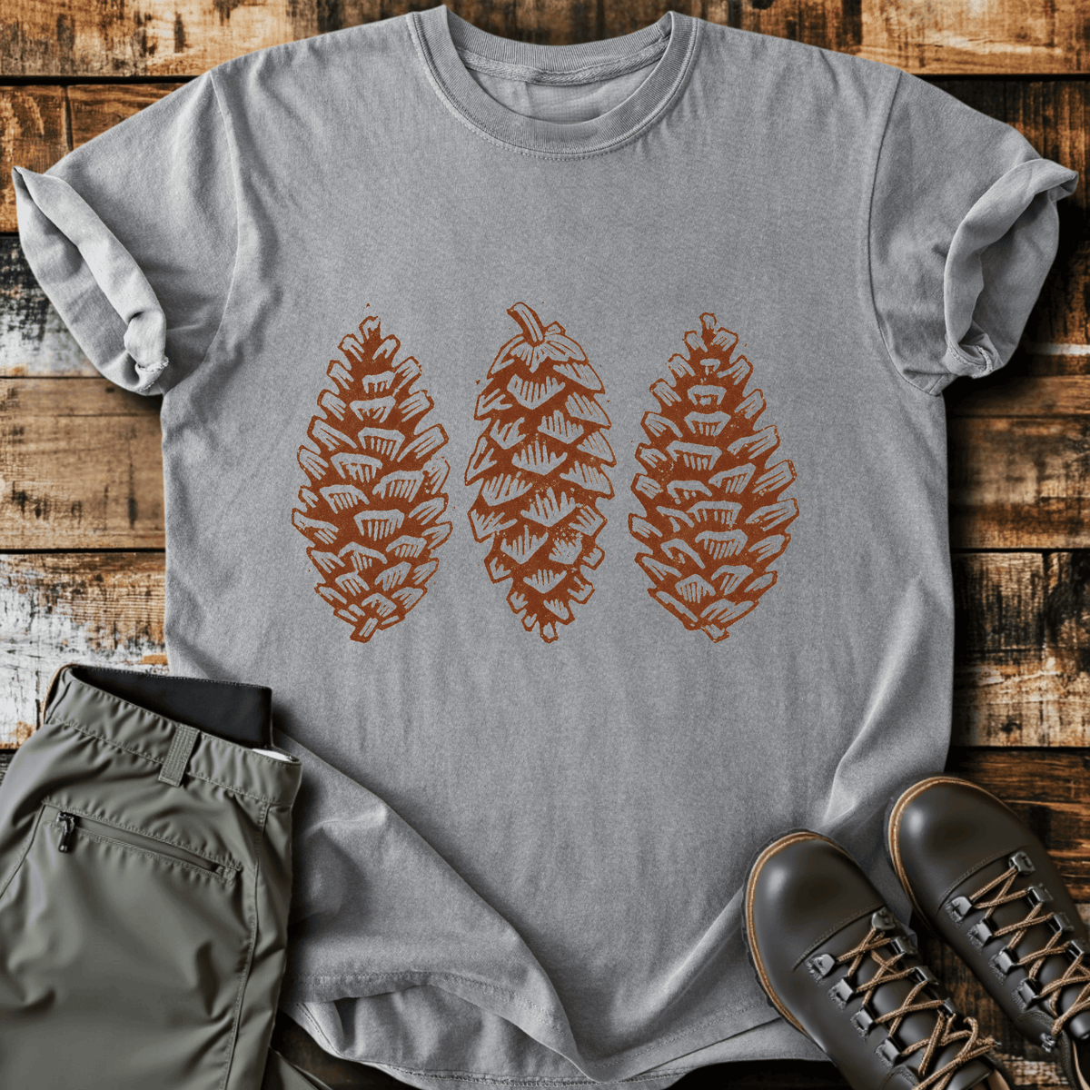 Cone Collection T-Shirt Funny Hiking Shirt