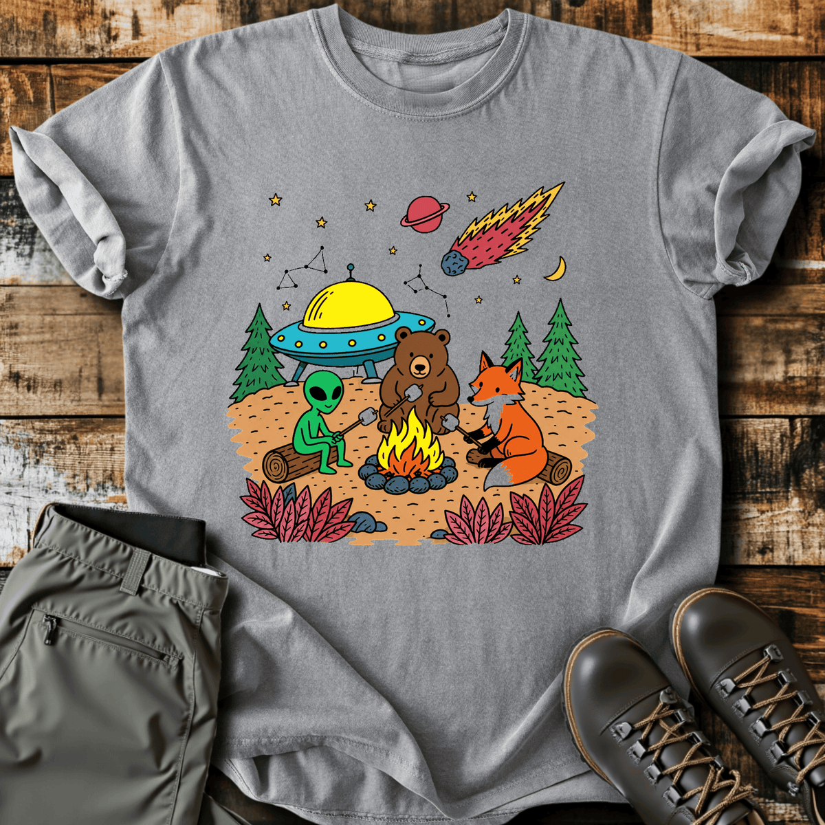 Close Encounters T-Shirt Funny Hiking Shirt
