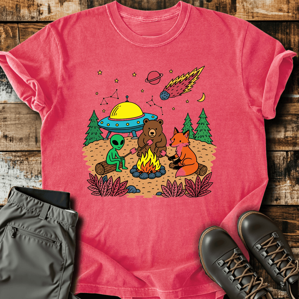Close Encounters T-Shirt Funny Hiking Shirt