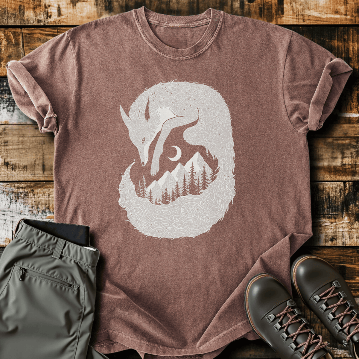 Fox And Forth T-Shirt - Funny Hiking Graphic Tee - Gift for Hikers - Unisex