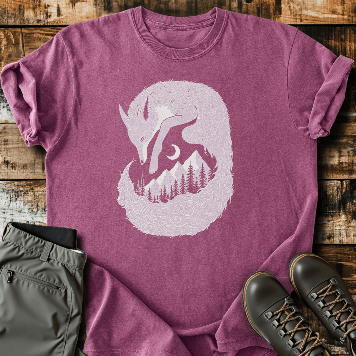 Fox And Forth T-Shirt - Funny Hiking Graphic Tee - Gift for Hikers - Unisex