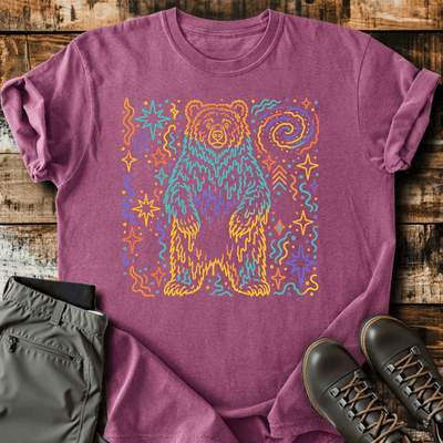 Cosmic Bear T-Shirt - Funny Hiking Graphic Tee - Gift for Hikers - Unisex