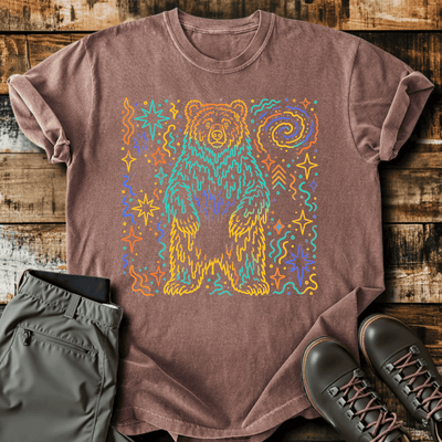 Cosmic Bear T-Shirt - Funny Hiking Graphic Tee - Gift for Hikers - Unisex
