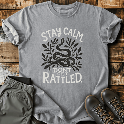 Don't Get Rattled T-Shirt - Funny Hiking Graphic Tee - Gift for Hikers - Unisex